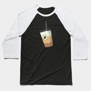 Tasty Iced Coffee Cup Baseball T-Shirt